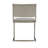 Ames Upholstered Side Chair in Glazed Silver