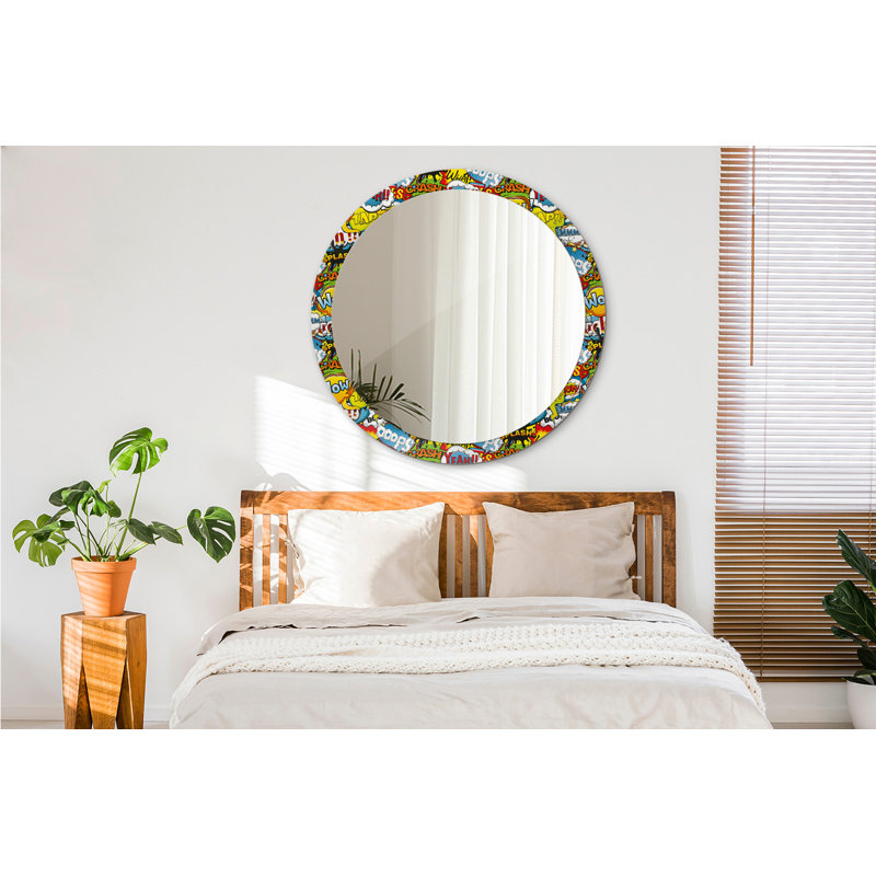 Huldar Glass Flat Wall Mirror