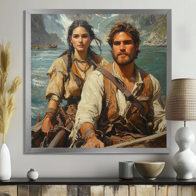 Ayza Lewis And Clark Expedition In 1804 I - Native American warrior Wall Art
