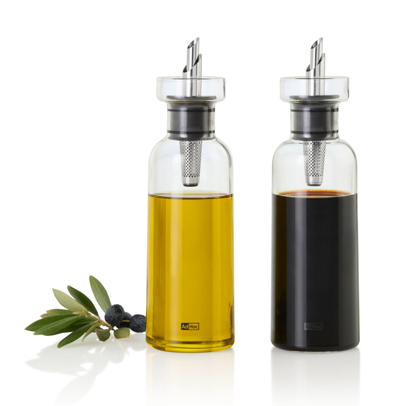 AdHoc AromaPour Oil & Vinegar Dispenser Set 10.1oz (2 bottles)