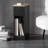 Modern End Table With Drawer, Nightstand Storage Side Table For Small Spaces, Black