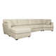 3 - Piece Upholstered Reversible Chaise L-Sectional
