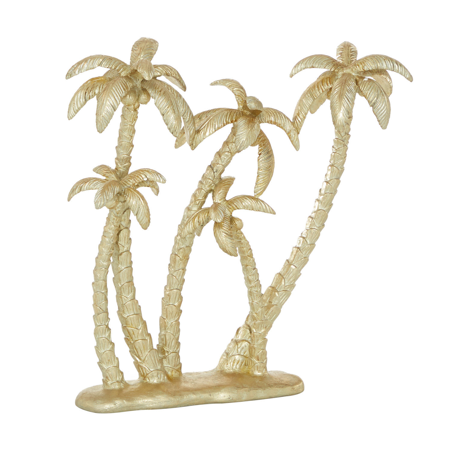 Bay Isle Home Mckim Polyresin Coastal Palm Tree Sculpture & Reviews | Wayfair