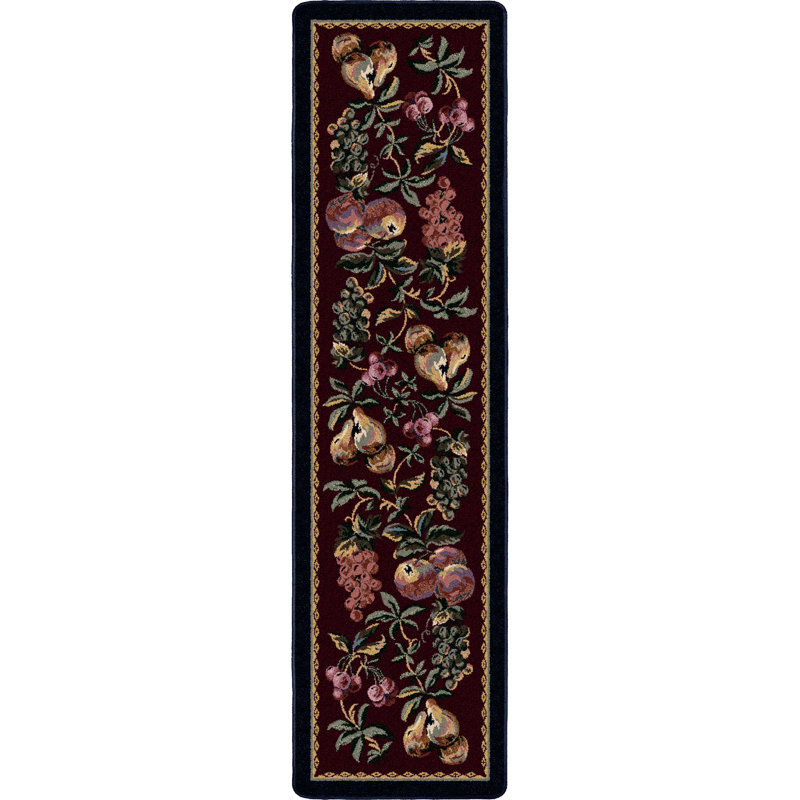 Alminus Signature Fruit Medley Garnet Lattice, 2'1" x 7'8"