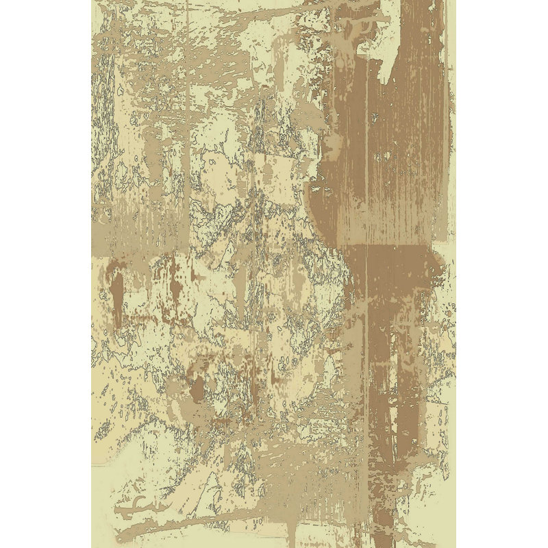 Premium Woven Carpet, 5.2 x 7.5 ft, 100% Polyester, Antibacterial, Non-Slip Underside, 0.3 in Pile Height | Machine Washable, 3D Digital Print | Perfect for Living Room, Bedroom & Office Décor