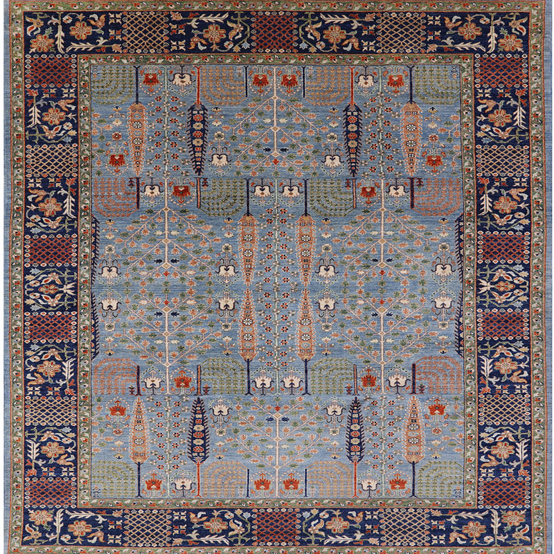 Gilleasbuig Oriental Indoor Rug, Square 6'