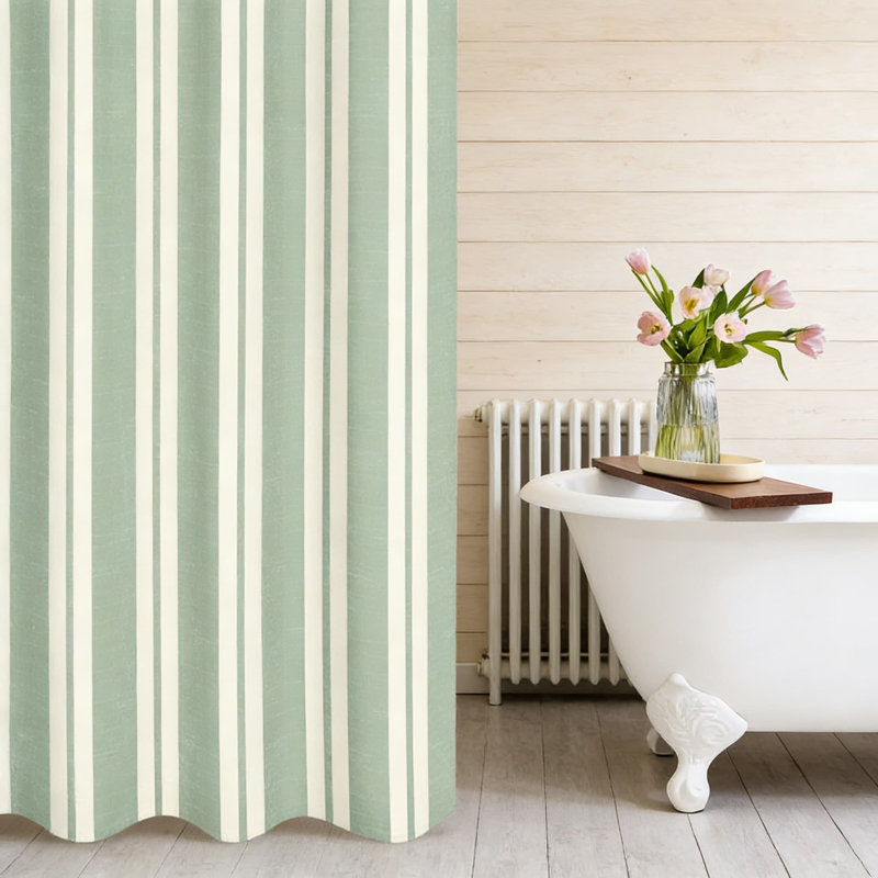 Ensemble de rideau de douche Classic Classic, Vert