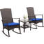 Chaise berçante d'extérieur 3 pièces avec table basse et coussins-1861345590-1860843518