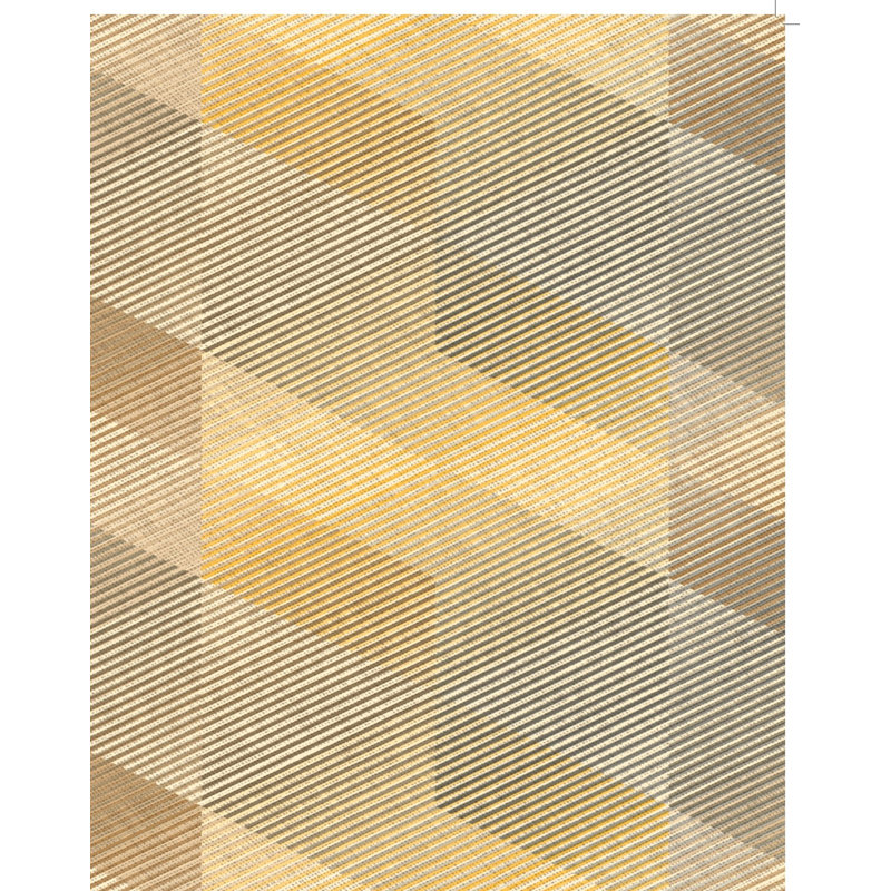 Papier peint à rayures Othmar, Ocre