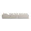 *Overlap Right Chaise Sec Large Dk Taupe-622183203