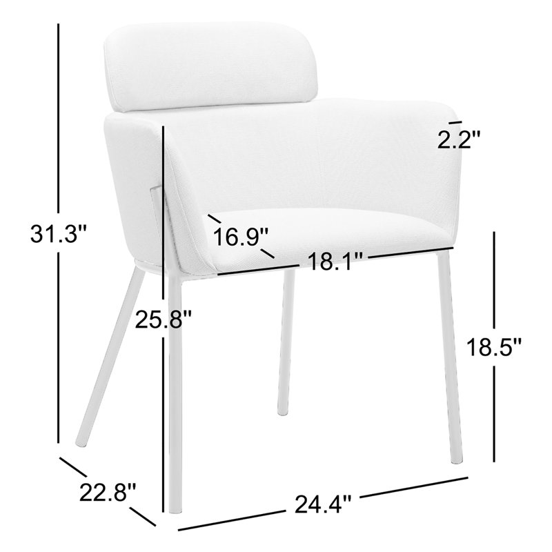 Fauteuil Lera, Gris