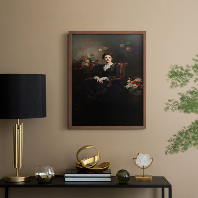 WOMEN Series CCXLVIII Framed Print - Solid Wood