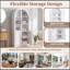 Glass Freestanding Linen Cabinet