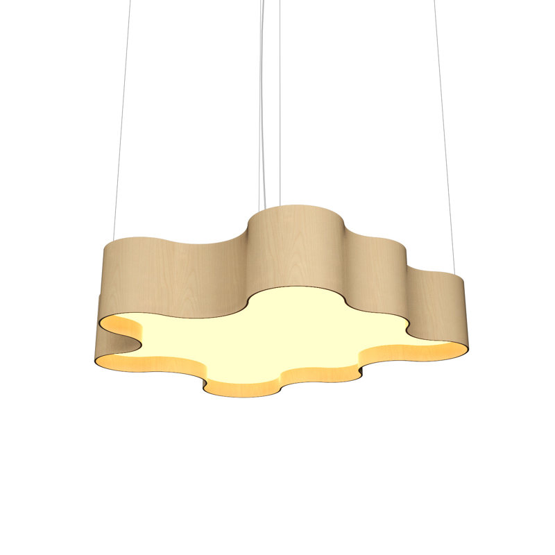 Luminaire suspendu organique à DEL 961200096, Érable, Érable