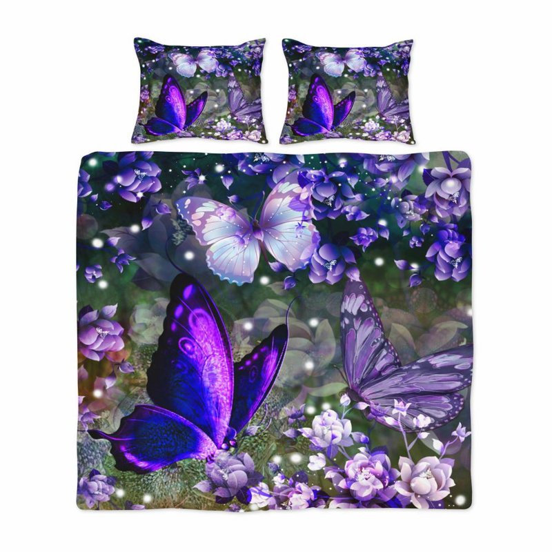 Polyester Duvet Cover, Twin Duvet Cover + 1 Standard Sham