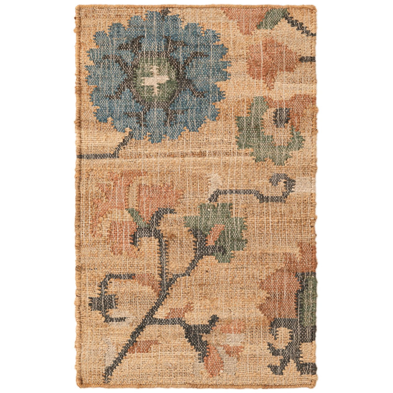  Nira Kala Handwoven Jute Rug, Rectangle 2' x 3'1"