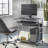 Lunde Metal Base Writing Desk-121262400