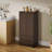 Kitchen Pantry with Refrigerator-Style Cabinet Doors, 2Large Drawer, and Recessed Handles for Kitchen or Living Room-1756179565