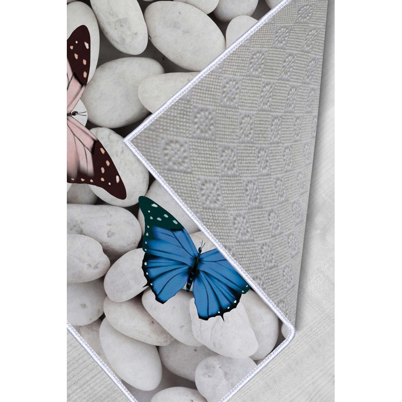 Premium Hall Carpet, 3D Digital Printed, 3.3 x 6.6 ft | 100% Polyester, 650 g/m² | Antibacterial, Non-Slip Underside, Pile Height: 0.3 in | Machine Washable, Perfect for High-Traffic Areas, Stylish & Durable Design