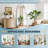 Large Framed Waterdrop Floor Mirror-847561422-847561409