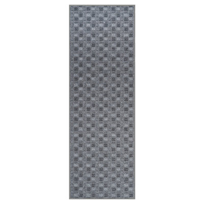 Tapis noir abstrait intérieur / extérieur
