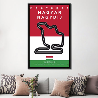 " Minimal Movie F1 Hungaroring Race Track " by Chungkong