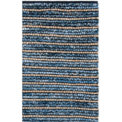 Tapis en coton / naturel tissé à la main Loewen Cape Cod