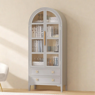 Simple arched bookshelf