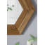 Miroir hexagonal 18,5 "x 18,5" avec cadre en bois naturel-1293367039