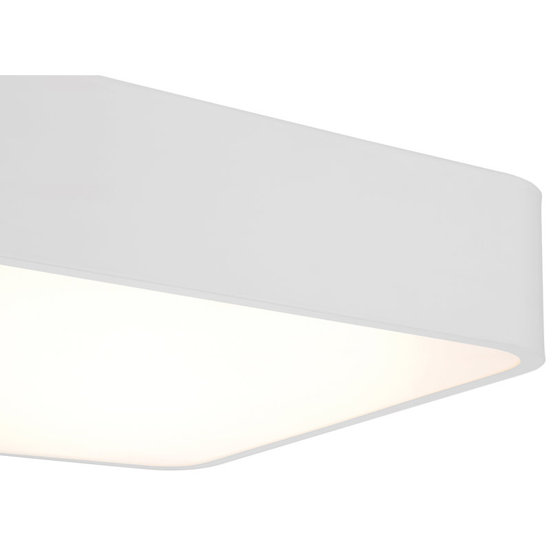 Humerah Acrylic Flush Mount, White, 3000K