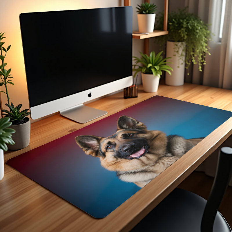 Polyester Desk Pad, 23.6x13.8