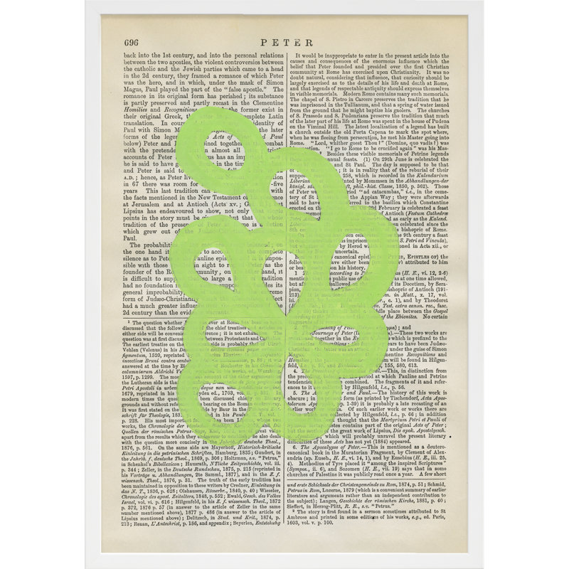 Peter Print by Michela Sorrentino, 30" H x 21" W x 1.25" D, White Wood