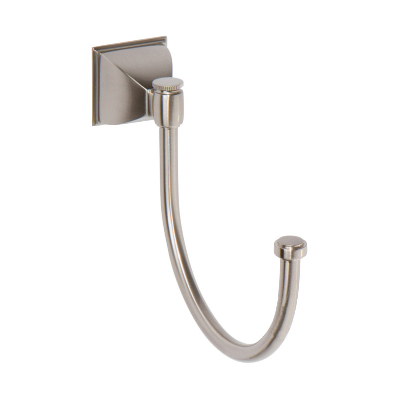 Quattro Pivoting Towel Hook, Satin Nickel