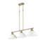Luminaire suspendu linéaire 3 lumières Laramy-107150102-107150126