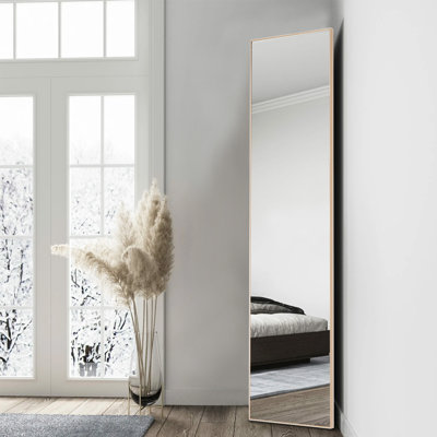Rectangle Over-the-Door Full Length Mirror