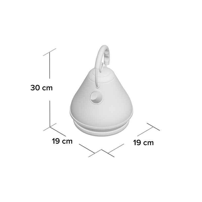 Klarstein 1.7L Electric Tea Kettle, Cream