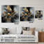 Doux couleurs marbrées abstraites II - Art mural acrylique abstrait marbré-1936557101