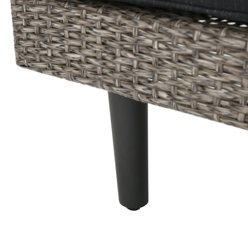 Ensemble de canapé Tahiti - Accoudoirs à gauche - Gris, Ensemble de canapé d'extérieur