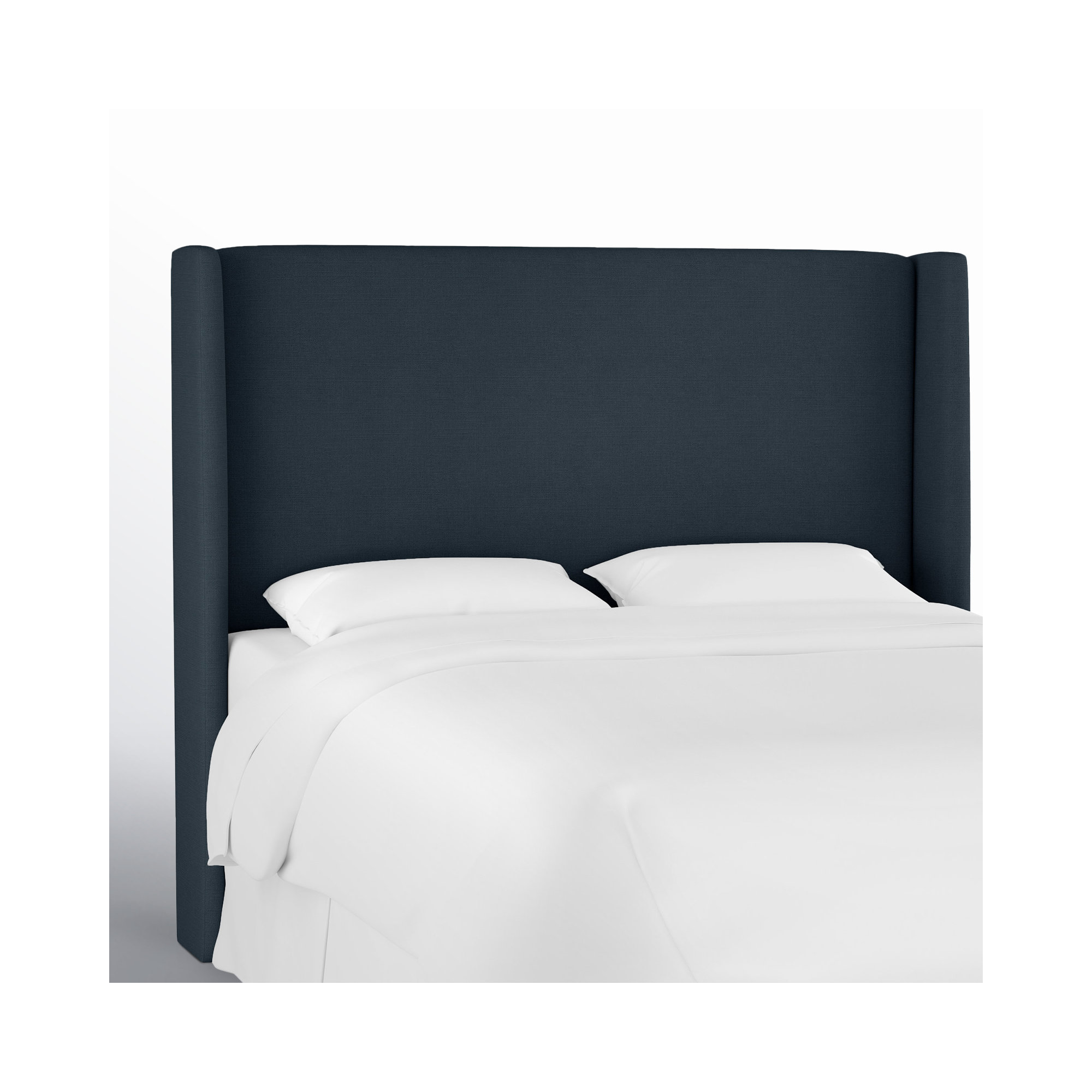 Bellfield Upholstered Headboard, Classic Navy Linen, King