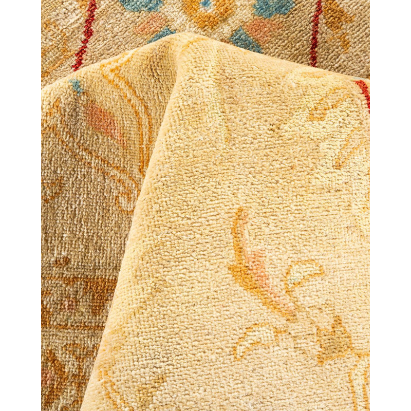 Ottoman One-of-a-Kind 9' 2" X 11' 6" Hand Knotted Area Rug