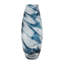 Catalina Coastal Blue Glass Swirl Vase-89107418
