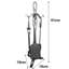 Merrydale Iron Fireplace Tool Set