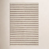Handmade Wool Striped Area Rug