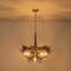 Lustre 6 lumières en verre de style éclectique Eclectic