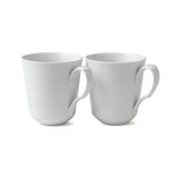 Royal Copenhagen White Fluted 12.511 oz. Mug