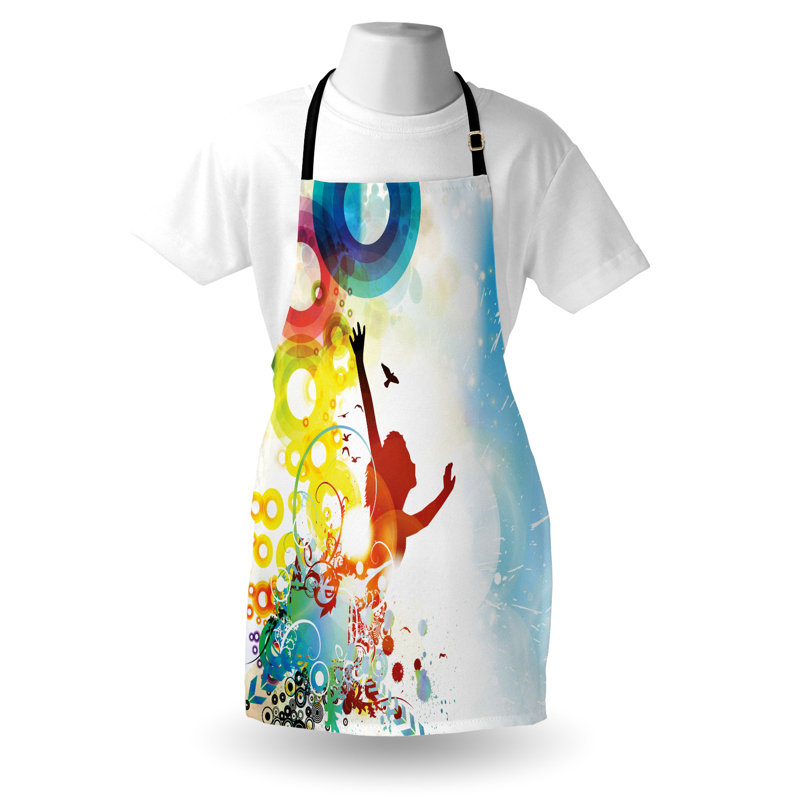 No Pattern Bib Apron
