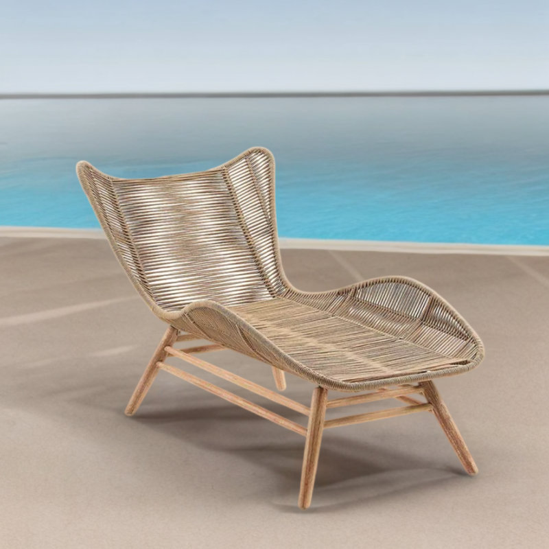Chaise longue d'extérieur