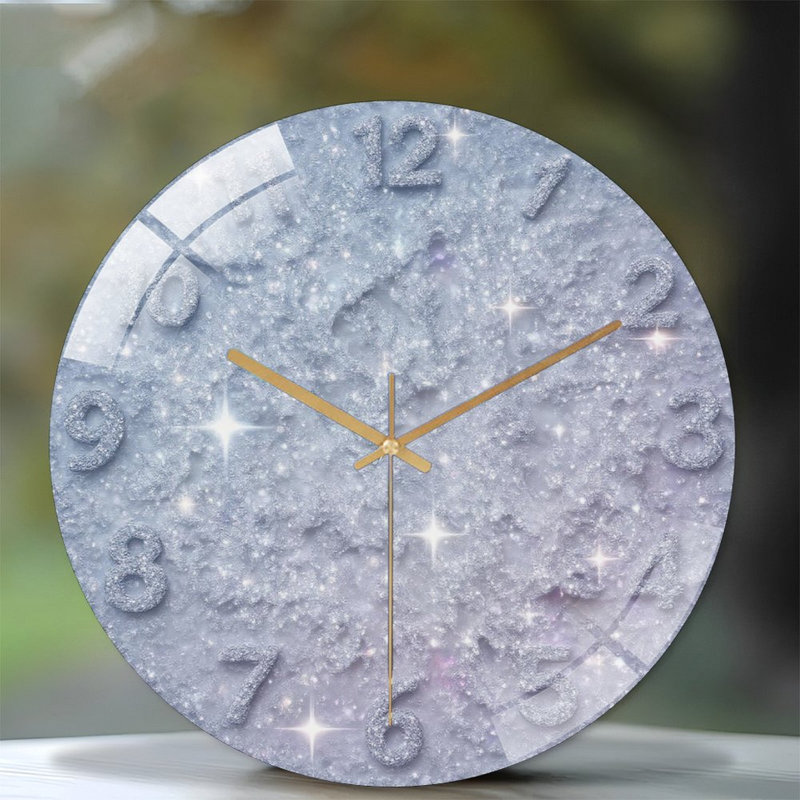 Horloge murale 12 po Glitter