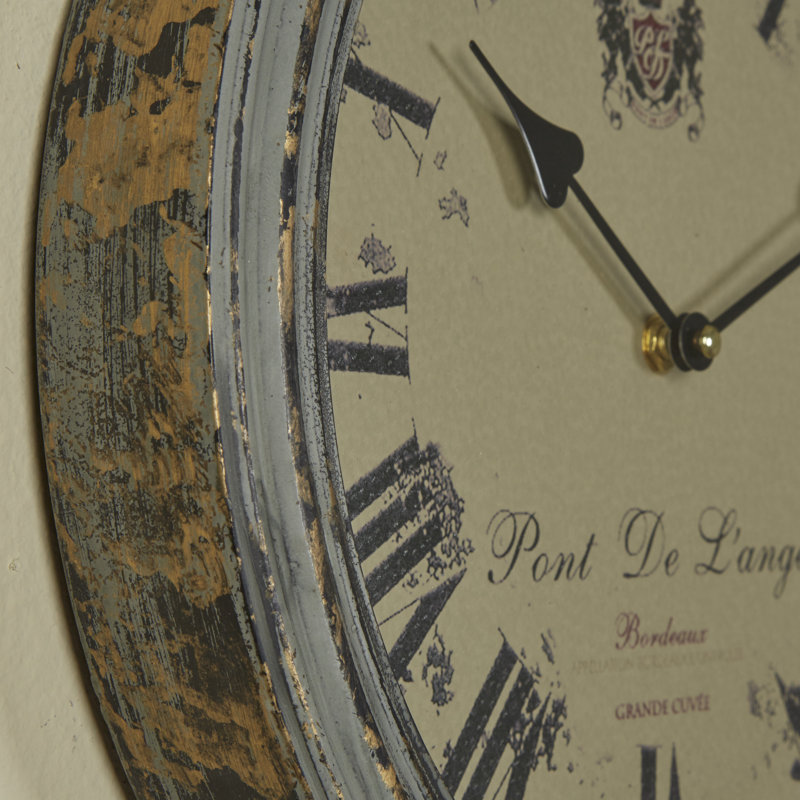 Horloge murale 14" en fer
