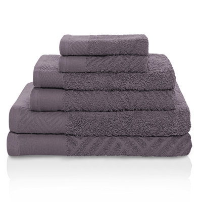6-Piece Certified Egyptian Cotton Towel Set